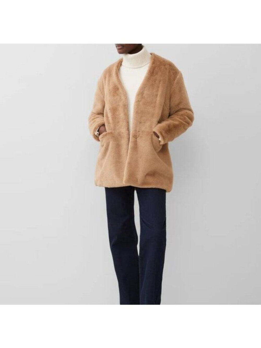 French Connection FCUK Buona Faux Fur Jacket